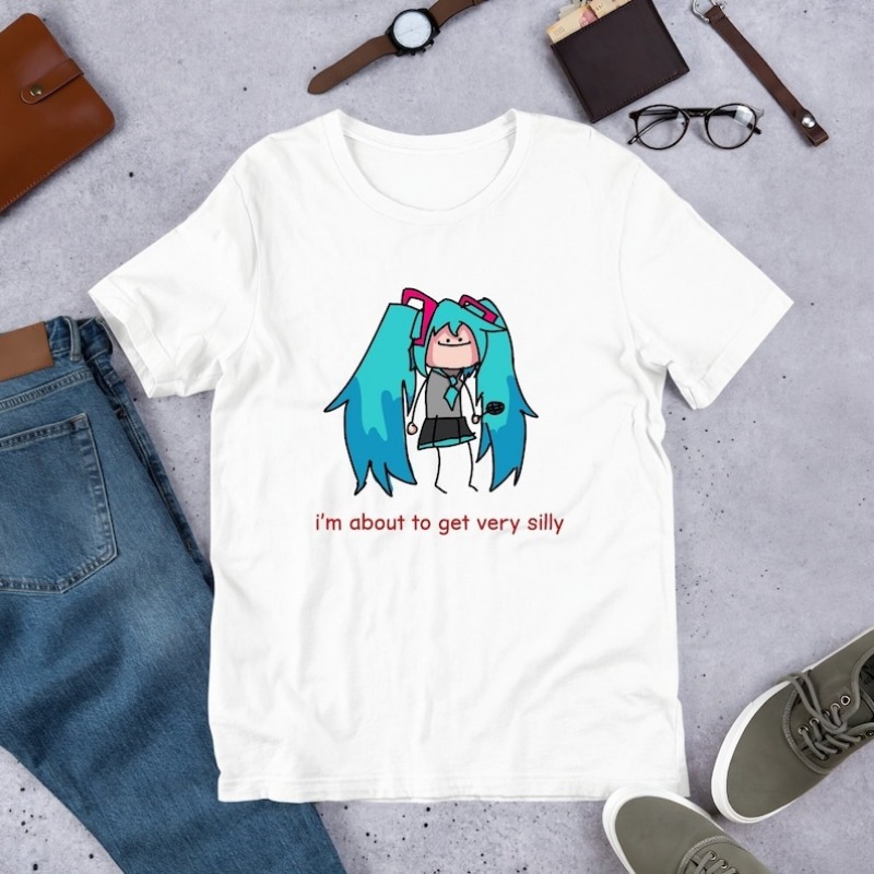 Japan Summer Clothing Women - Camiseta con estampado gráfico de Hatsune
