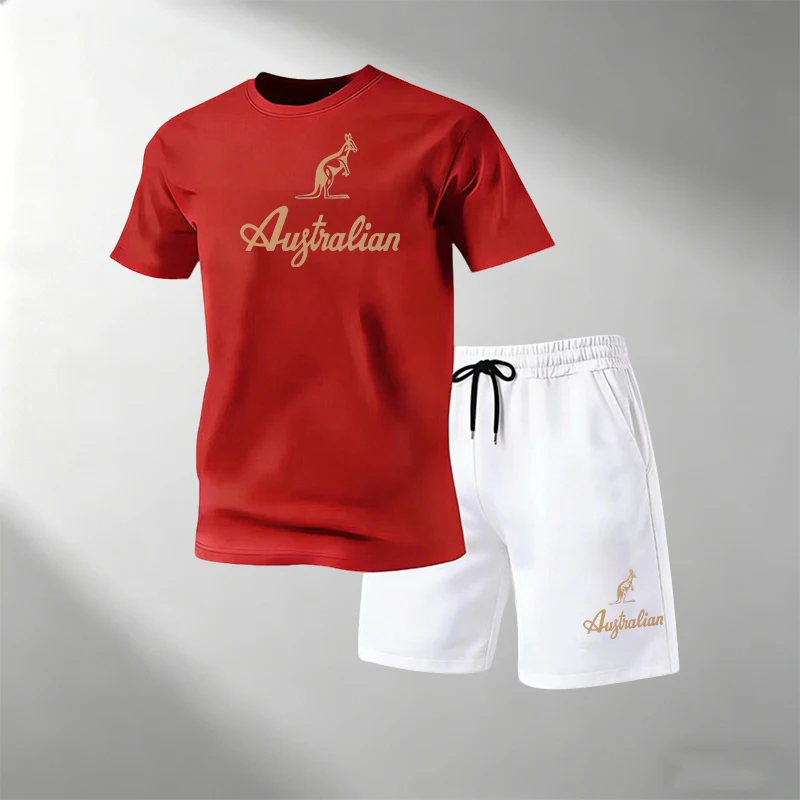 Summer Gym Clothing - Conjuntos de Camisetas Deportivas para Hombre,