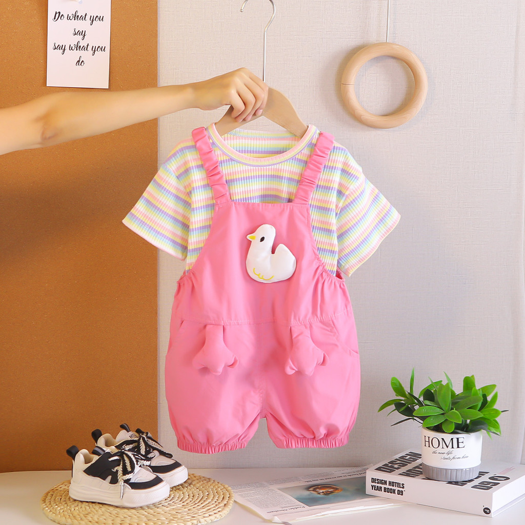 Summer Duck Clothing - Conjuntos de ropa para niñas pequeñas,