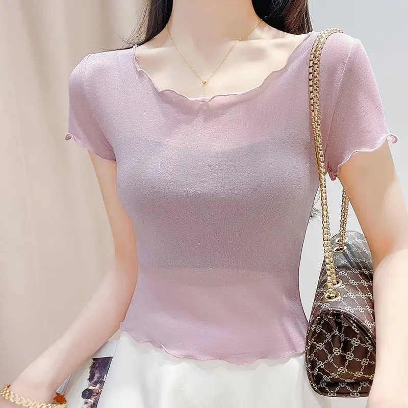 Summer Clothing Reviews - Camiseta de manga corta para mujer,