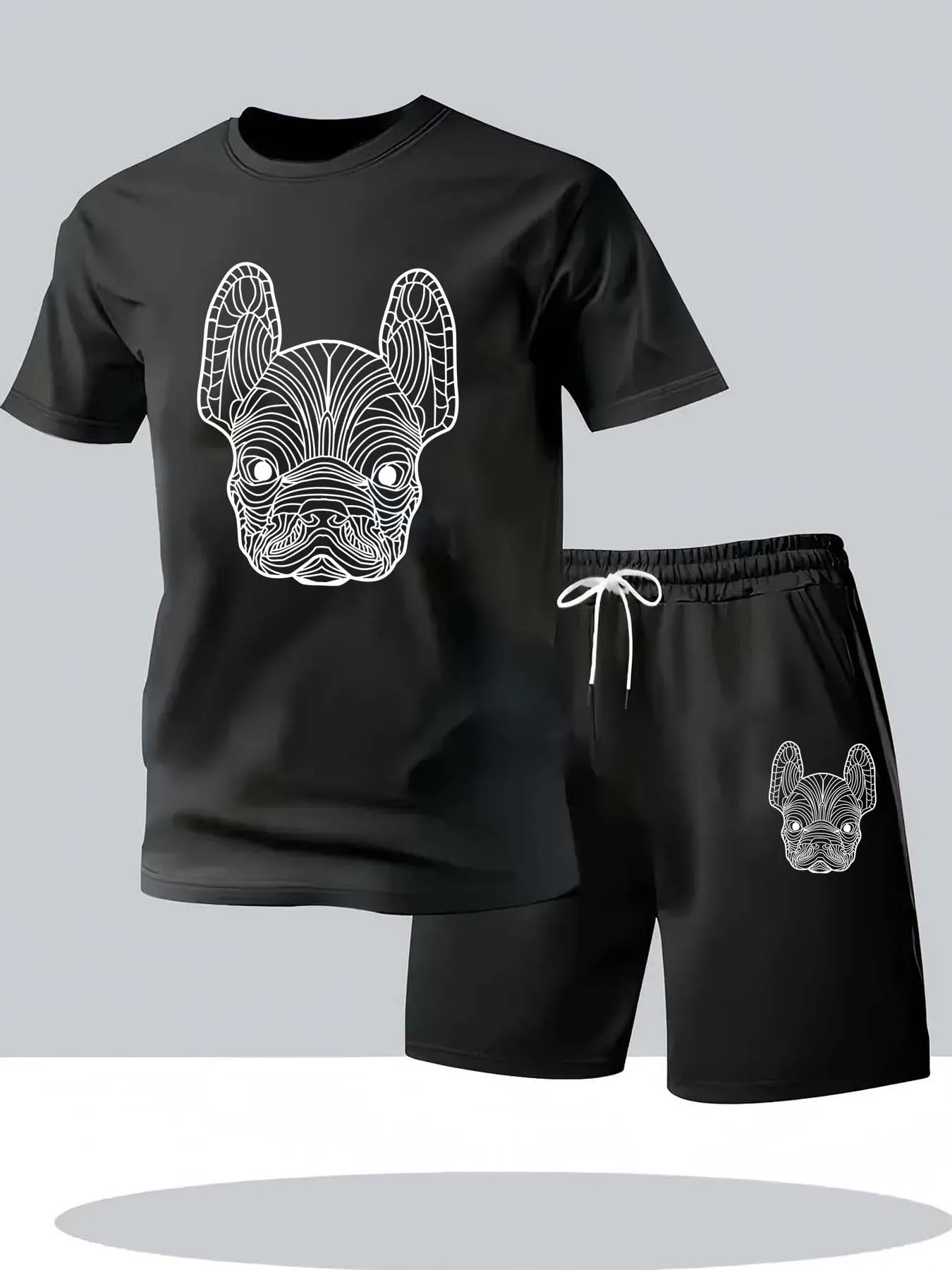 Summer Gym Clothing - Conjunto de camiseta y pantalones cortos