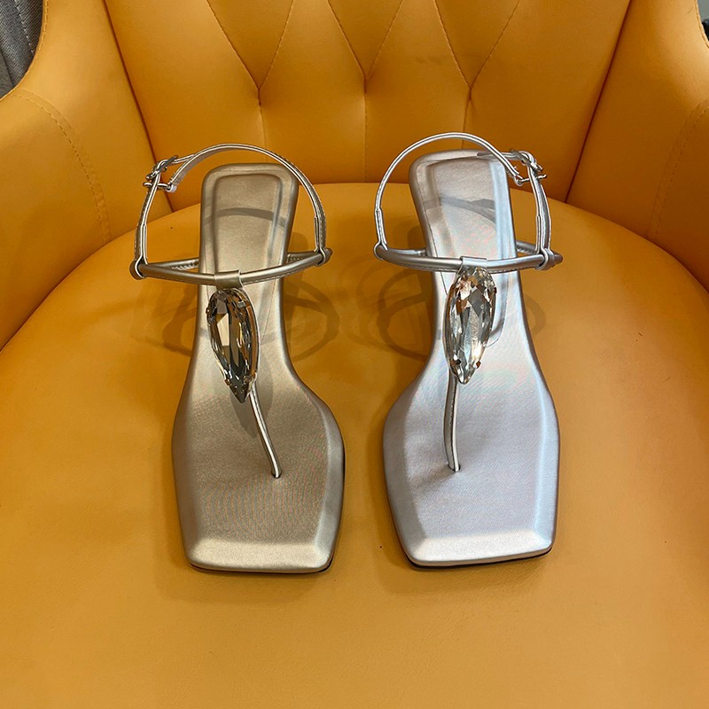 Summer Clothing Dress - Sandalias Jewel One Strap, Nuevas de