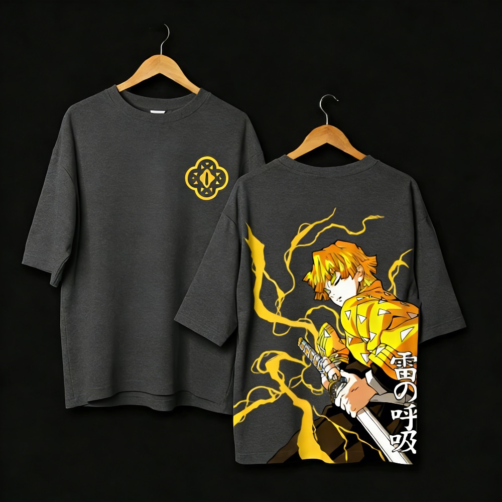 Japan Summer Clothing Women - Camiseta con estampado de Anime Demon
