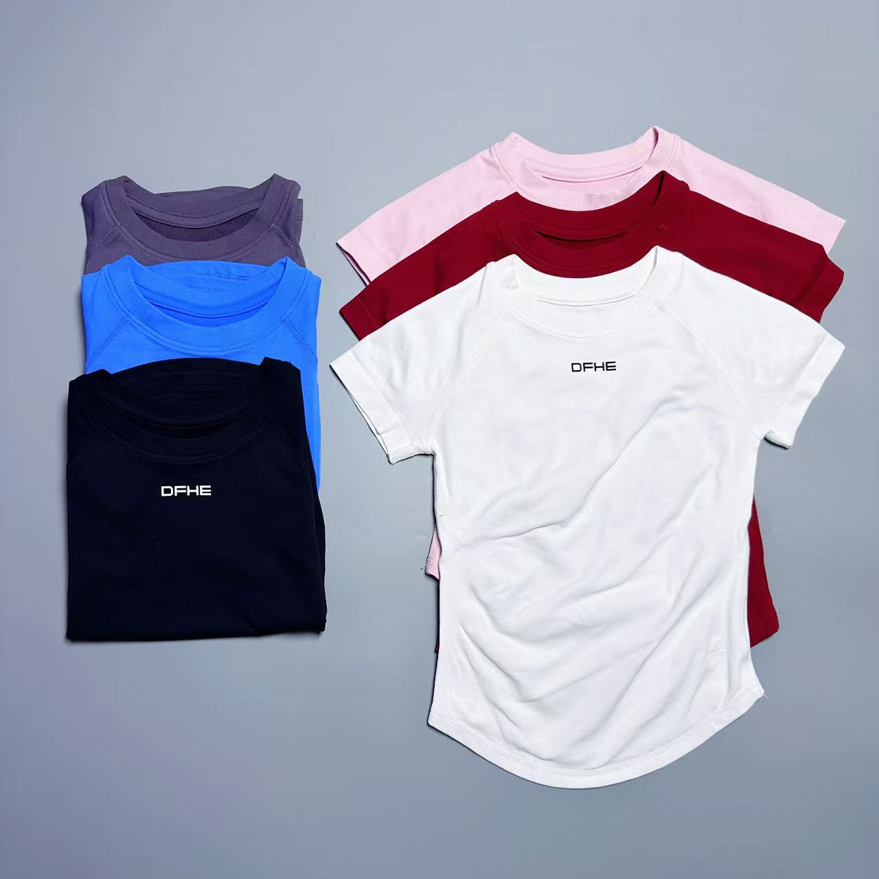 Summer Gym Clothing - Camiseta deportiva transpirable para mujer, de