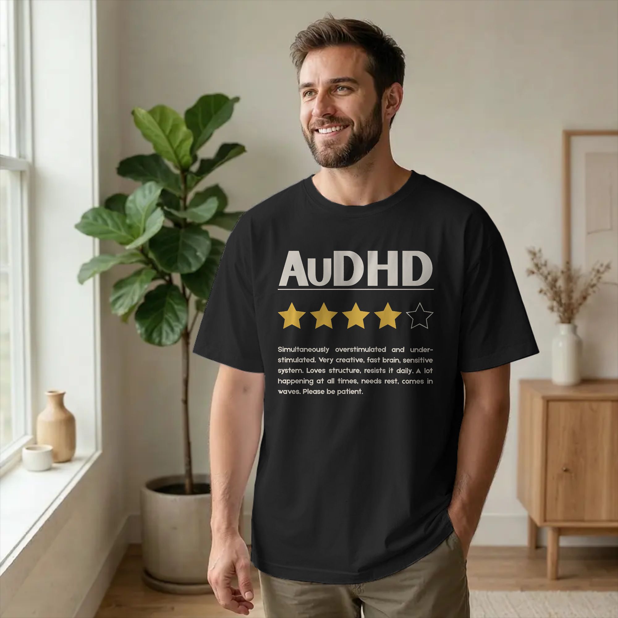 Camiseta de salud mental AuDHD - Summer Clothing Reviews reseña y precio