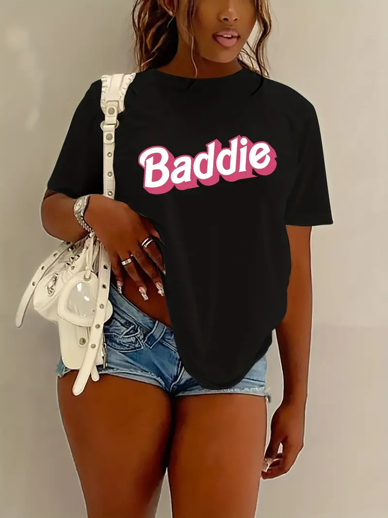 Camiseta con cuello redondo y  - Summer Clothing Drop reseña y precio