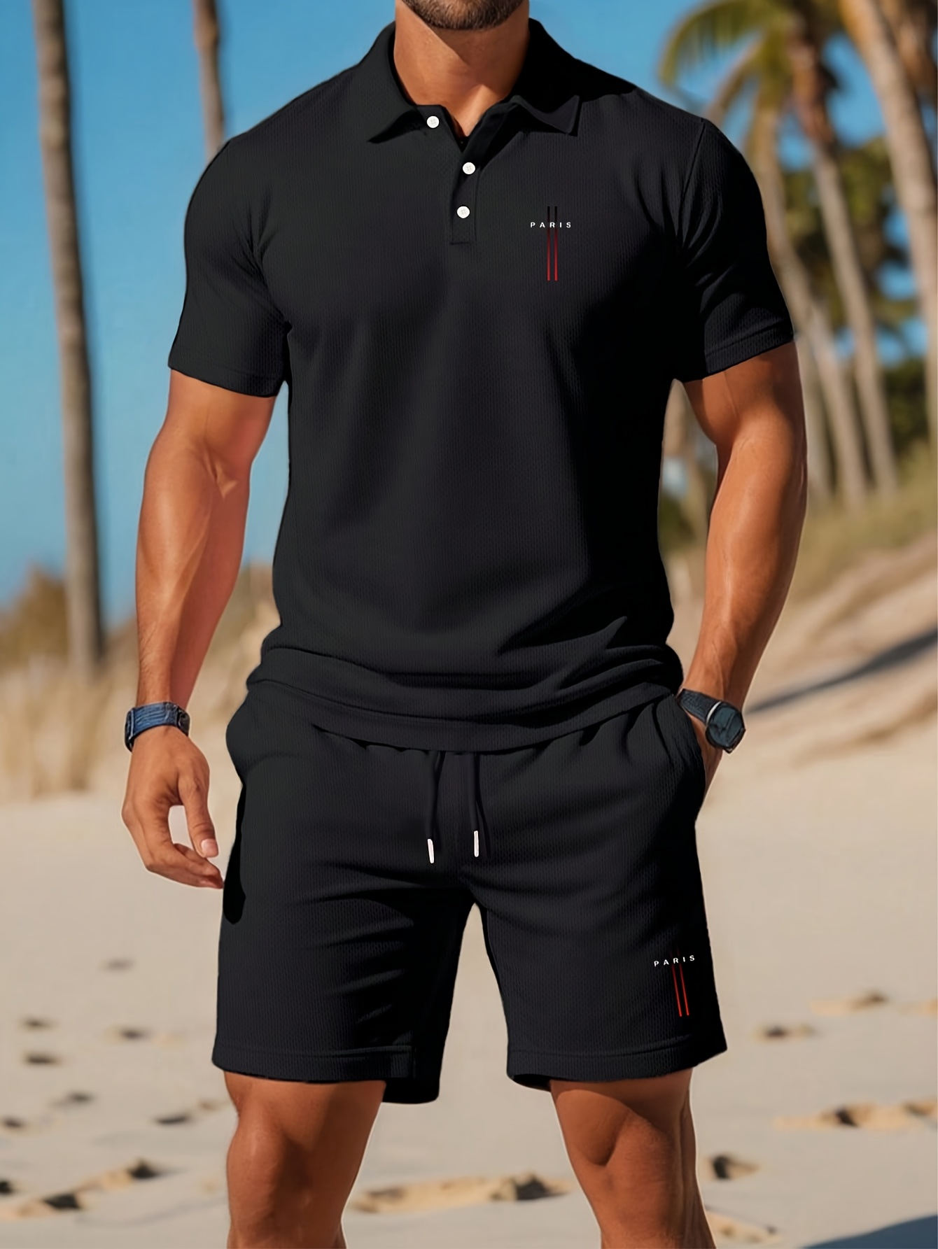 Conjunto de Polo para Hombre V - Summer Clothing Shops reseña y precio