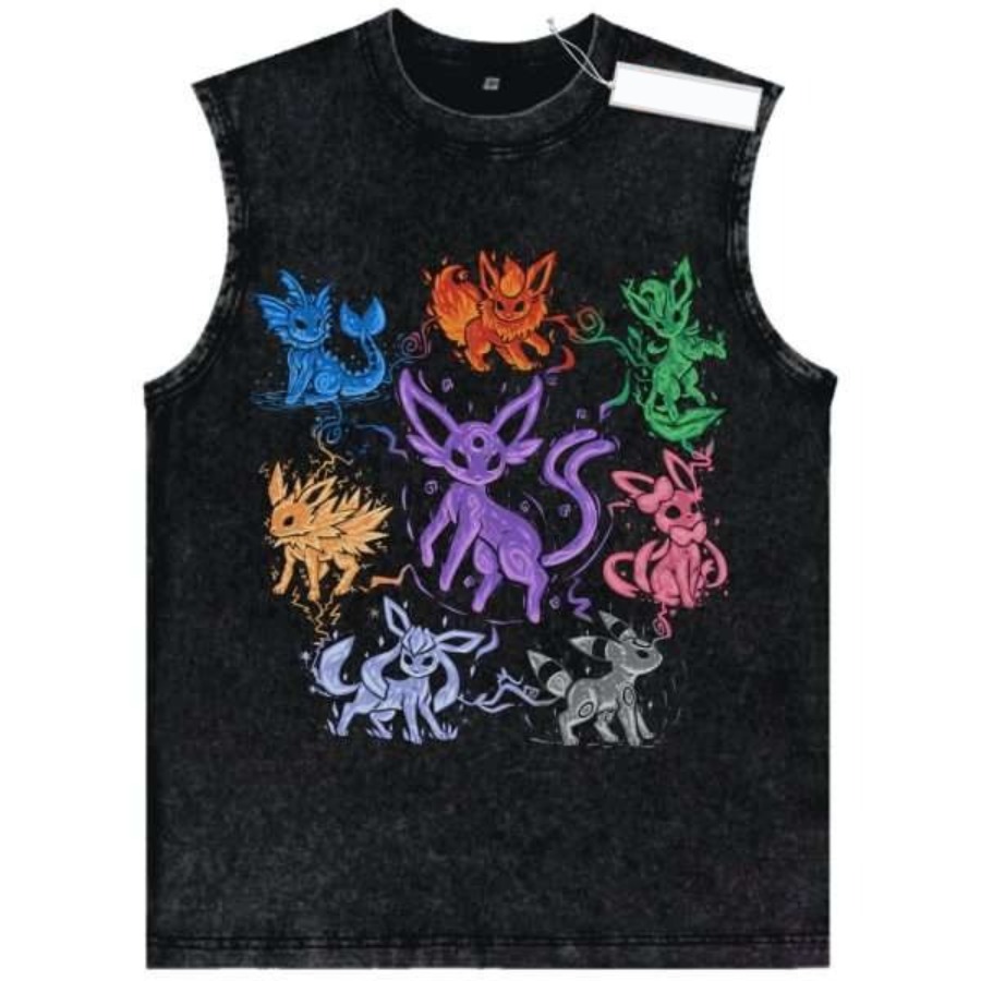 Camiseta sin mangas vintage la - Japan Summer Clothing Women reseña y precio