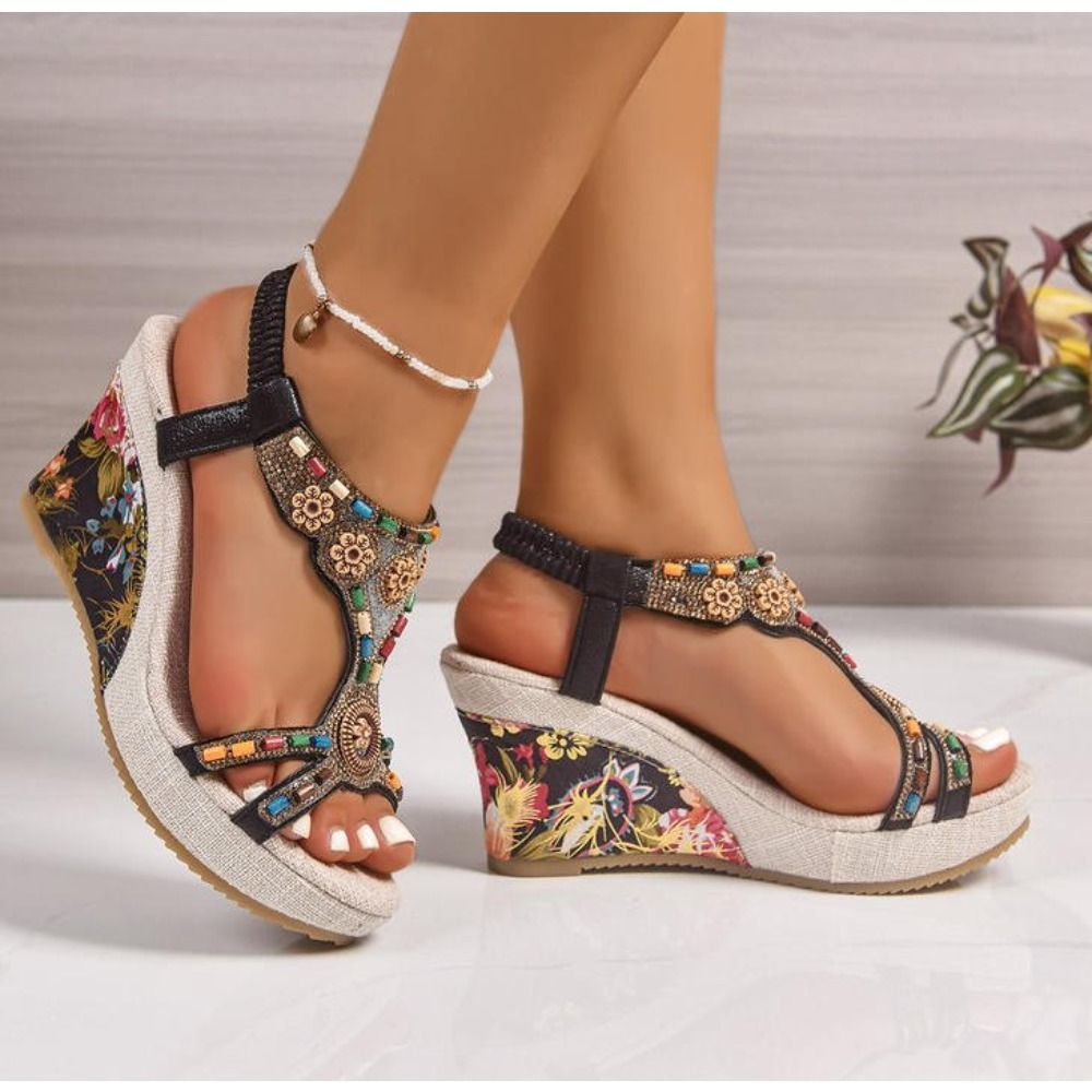 Sandalias de Plataforma con Cu - Summer Clothing Dress reseña y precio