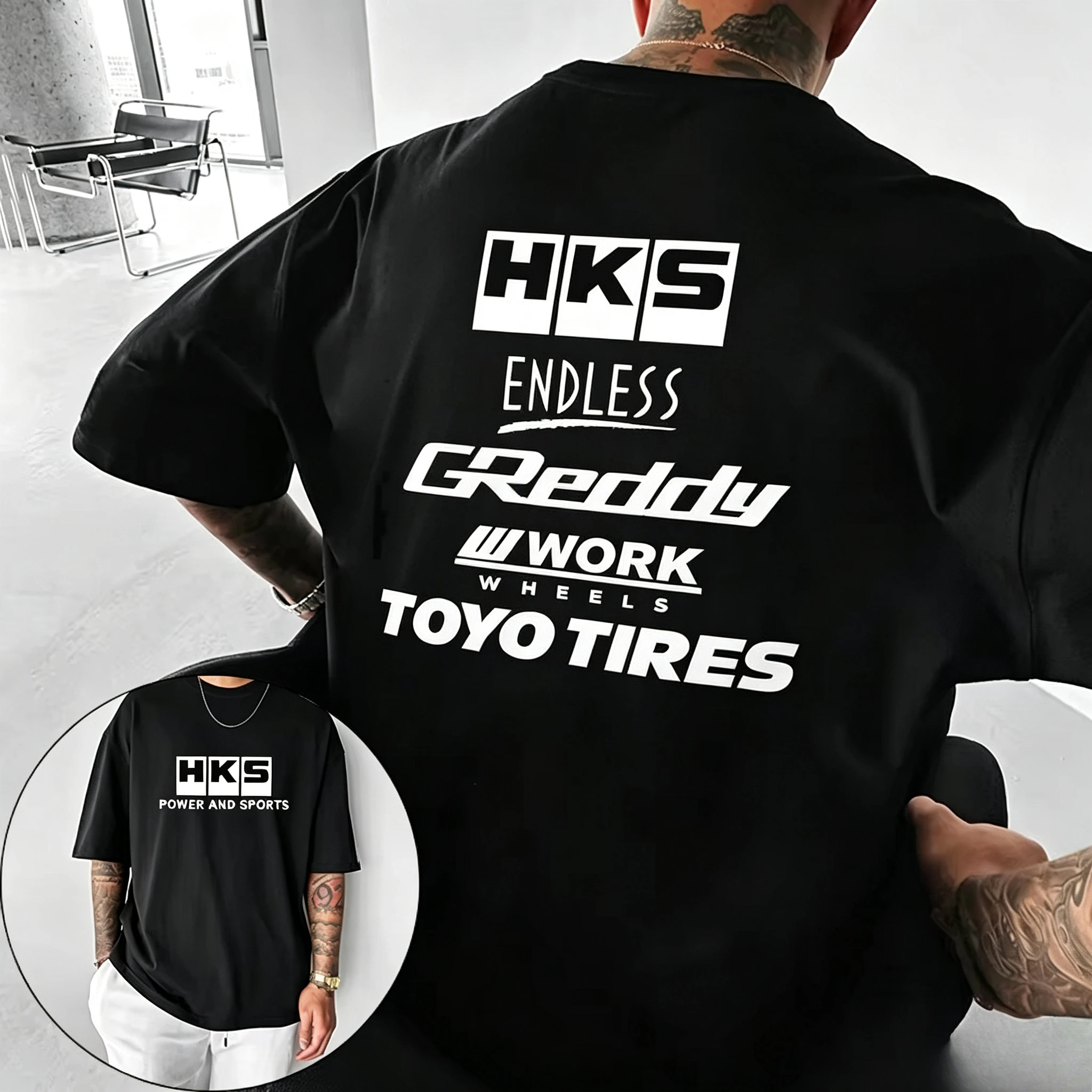 Camiseta de Trabajo HKS ENDLES - The Endless Summer Clothing Japan reseña y precio
