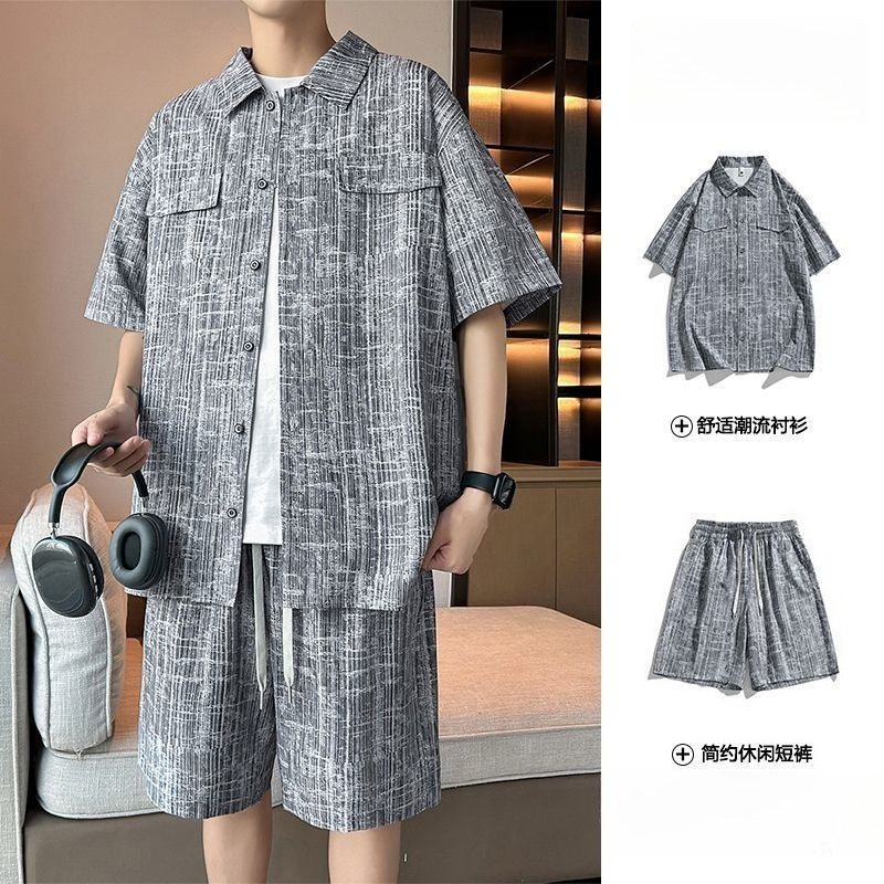 Conjunto para Hombre, Camisa d - Summer Clothing Shops reseña y precio