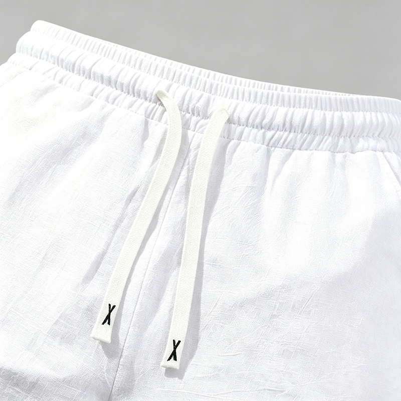 Pantalones cortos tipo cargo d - Linen Shorts Men reseña y precio