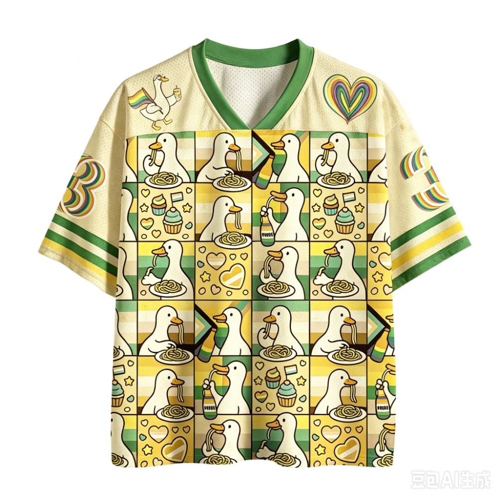 Camiseta con cuello en V para  - Summer Duck Clothing reseña y precio