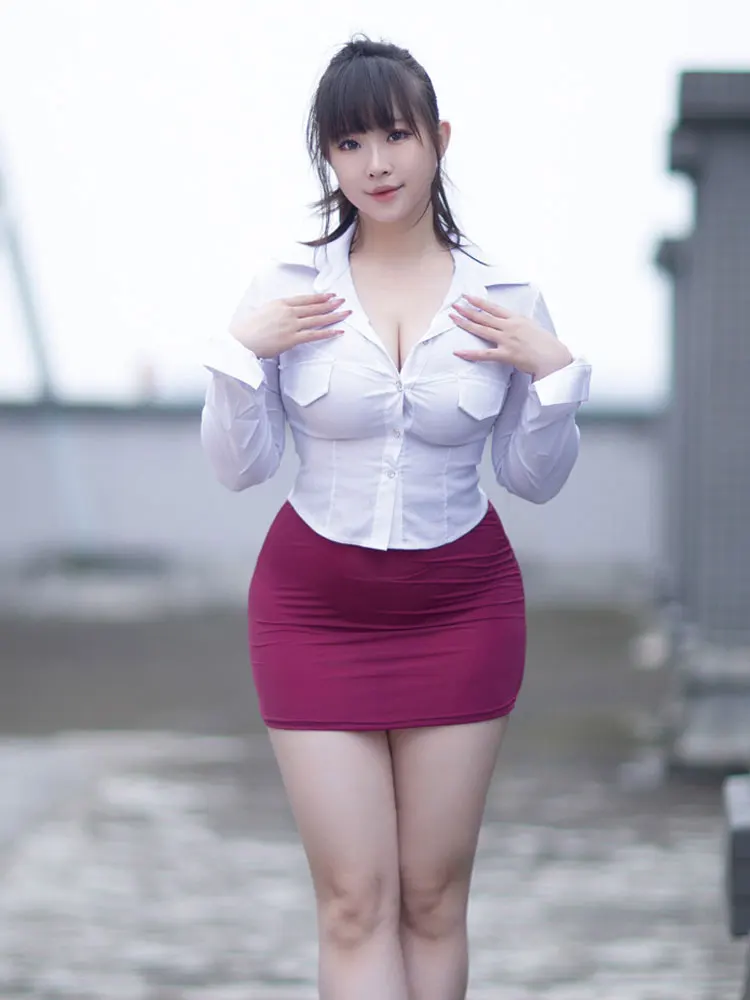 Blusa ajustada con cuello en V - Summer Clothing Reviews reseña y precio