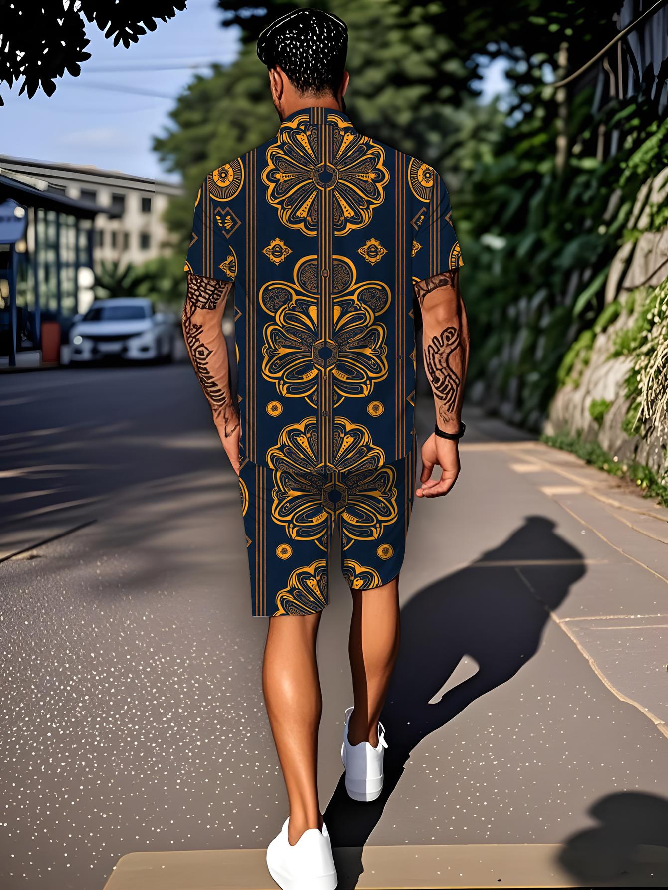 Conjuntos de Camisa para Hombr - Summer Clothing Shops reseña y precio