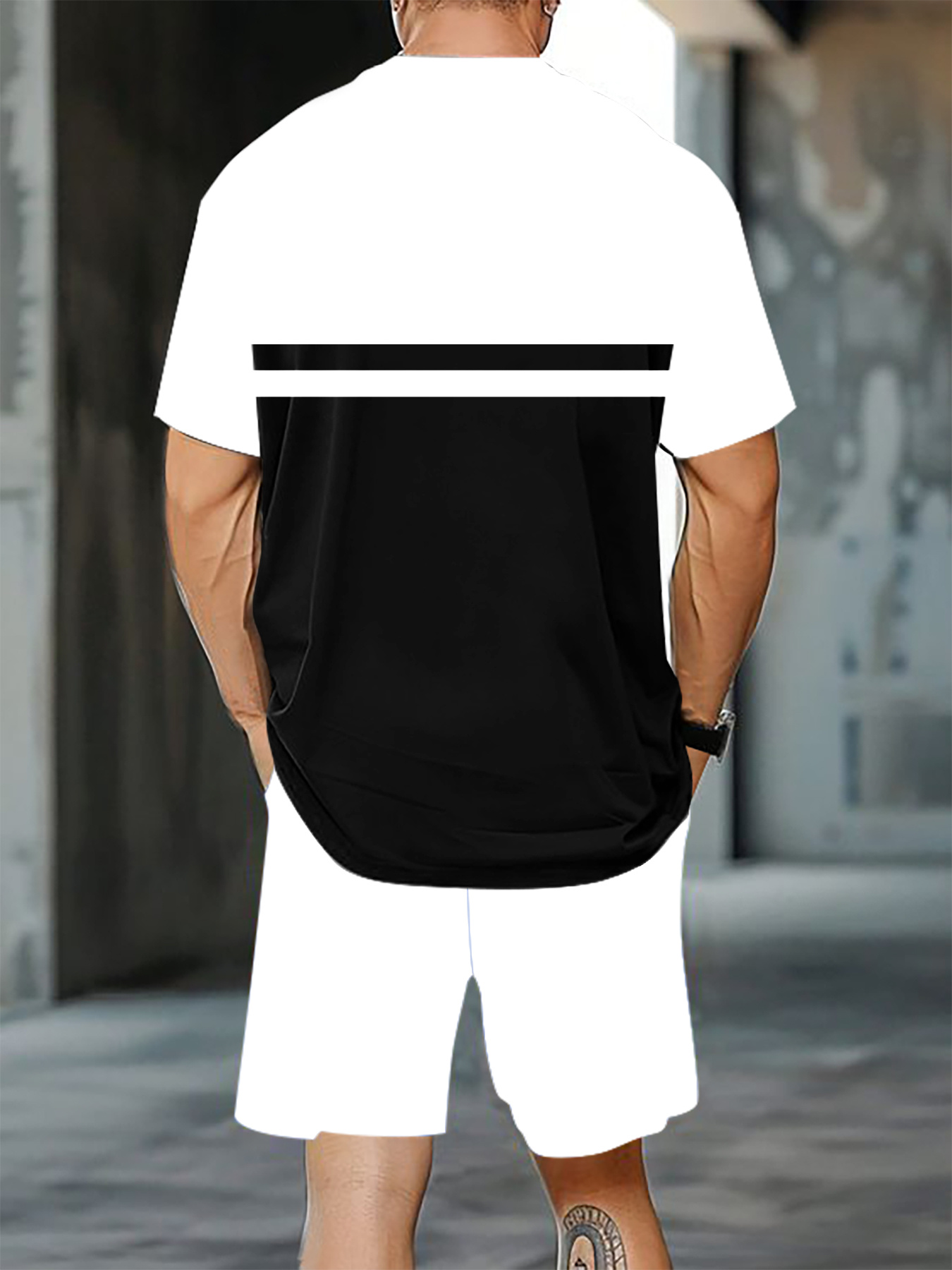 Conjunto de Shorts de Manga Co - Summer Clothing Shops reseña y precio