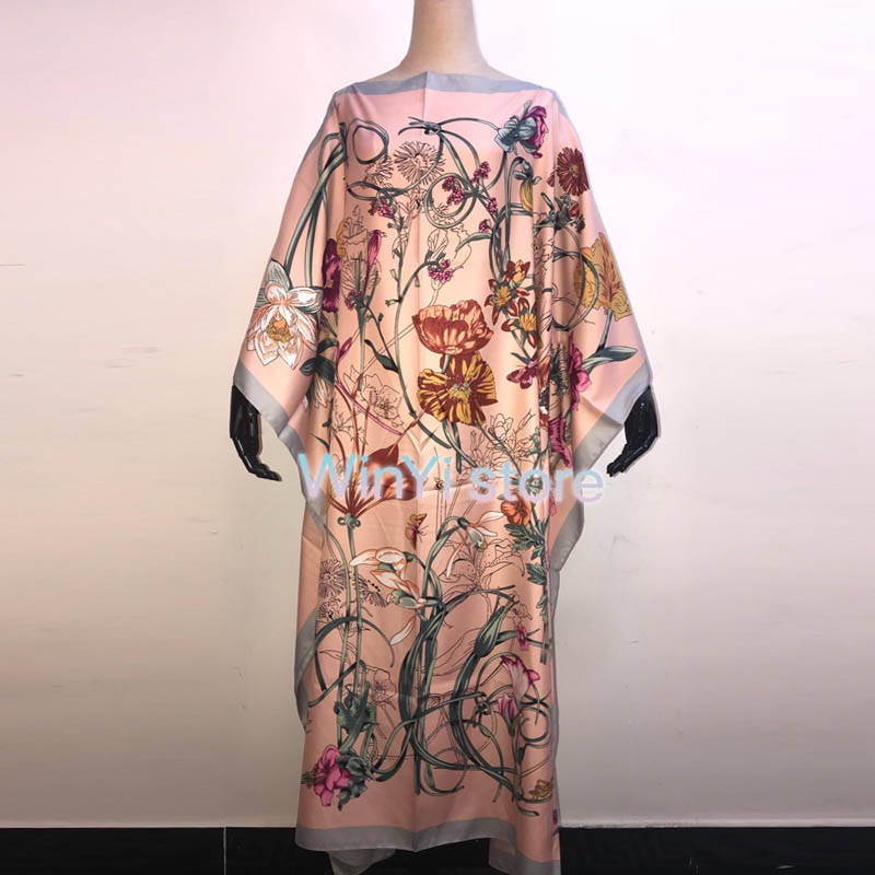 Vestido largo de seda estampad - Summer Clothing Recommendations reseña y precio