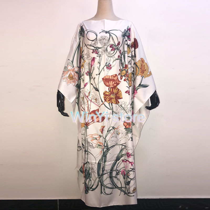 Vestido largo de seda estampad - Summer Clothing Recommendations reseña y precio
