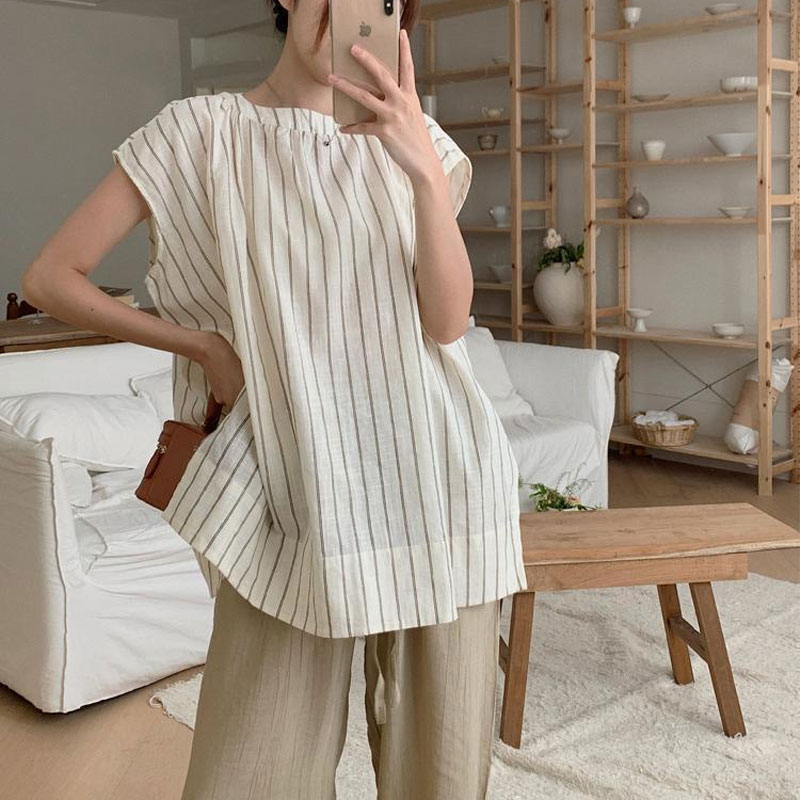 Blusa Casual a Rayas para Muje - Summer Clothing Drop reseña y precio